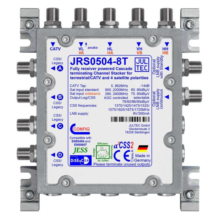 Jultec Einkabelmultischalter JRS0504-8T 5 auf 4/8UB (Multischalter) (JRS0504-8T)