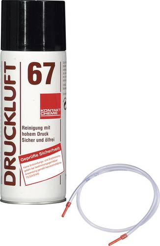 Kontakt Chemie Druckluft 67 Druckluftspray nicht brennbar, inkl. Sprühschlauch 400ml