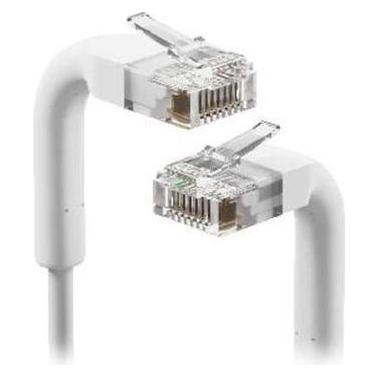 Générique Cat6A RJ45 Patch cable F/FTP bendable boot grey - 0.5m (F/FTP, CAT6a, 0.50 m) (854307)