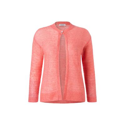 Strickjacke MAERZ MUENCHEN "Maerz Muenchen 214600 Strickjacke Damen Bekleidung", Damen, Gr. 46, rosa (pink), 46% Alpaka, 35% Polyamid, 19% Schurwolle, Strickjacken Strickjacke