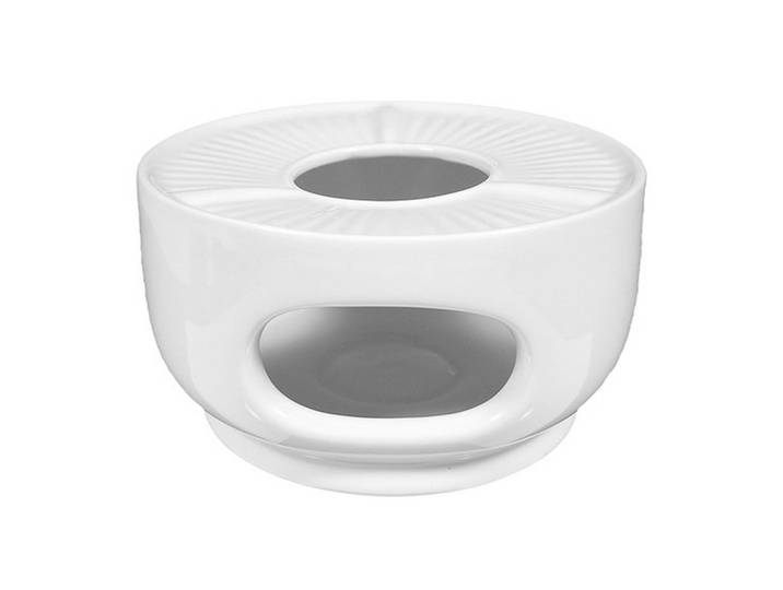 Seltmann Weiden Stövchen, Weiss, Keramik, rund, 8 cm, Geschirr, Kannen & Karaffen, Stövchen
