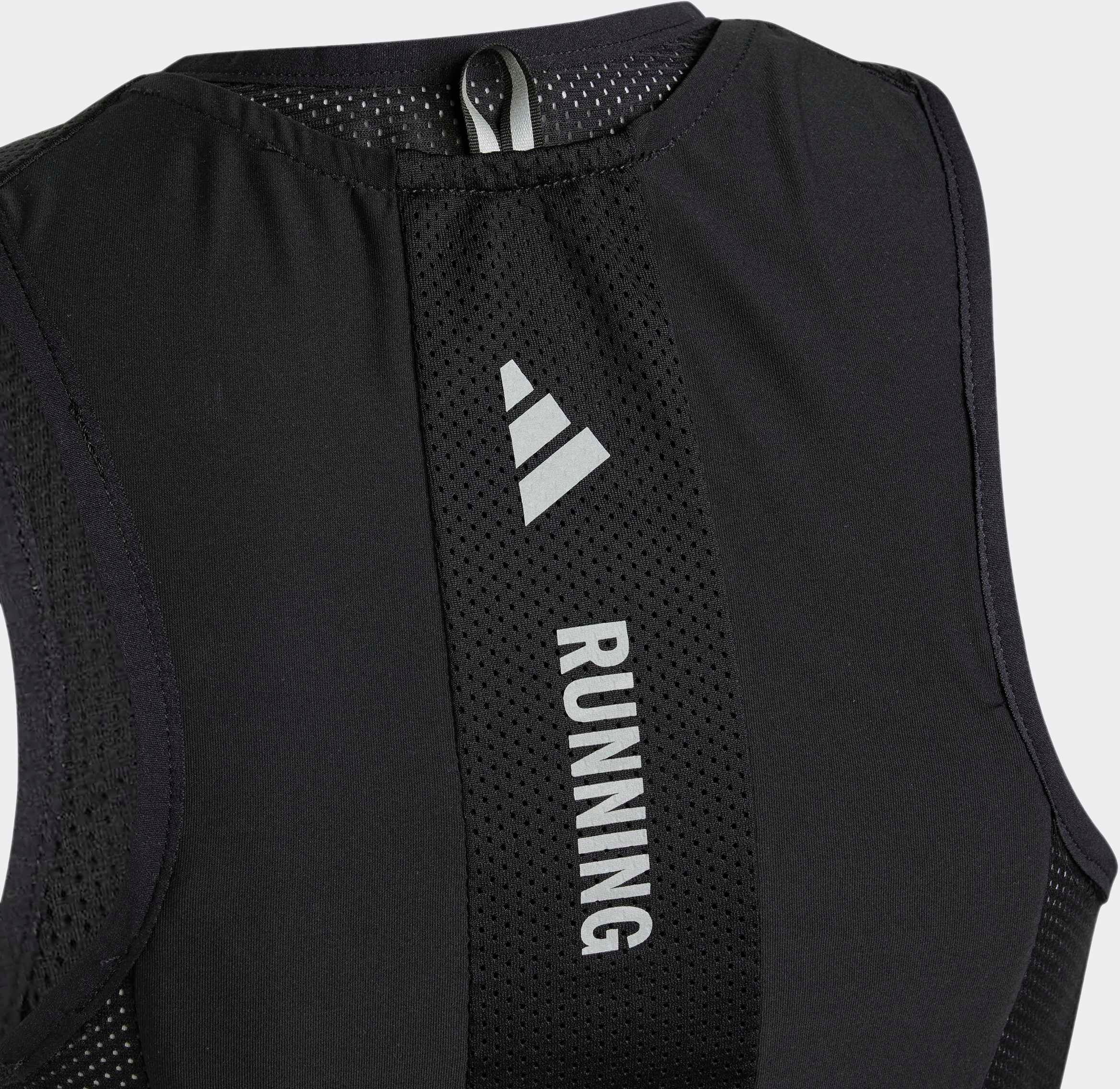 Funktionsweste ADIDAS PERFORMANCE "RUNNING CLIMACOOL", schwarz, Obermaterial: 100% Polyester, Westen Funktionsweste schwarz Einheitsgröße