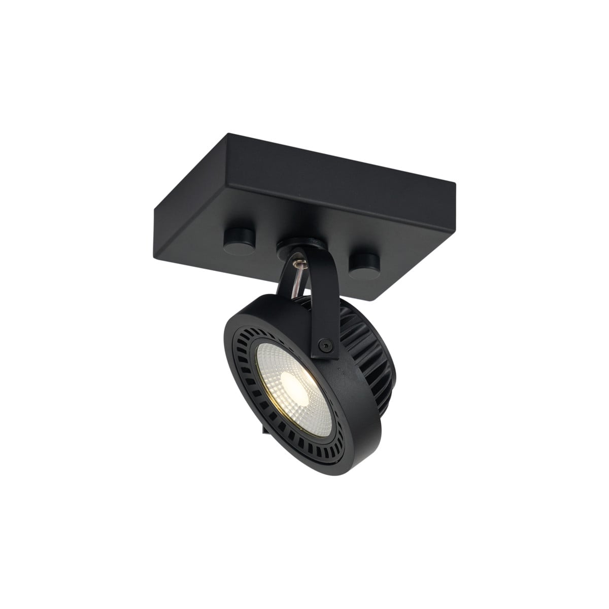 QAZQA Professional Moderne Opbouw Spot Zwart - Dimbare LED - Aluminium