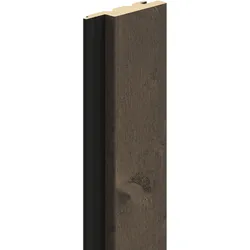 OSMO Fassade Verto Fichte 27x121 sf 420cm Black-Str. Sichtseite riffelgesägt,Vergrauungslasur VE 4 Stk.