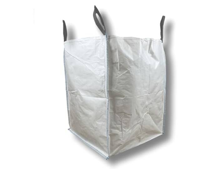 dm-folien Big Bag 90x90x110cm I 10 Stück I SWL 1.500 kg I Robuster Gartenabfallsack mit Hebeschlaufen I Big Packs für Steine & Bauschutt I Big Pack Abfallsack I stabil & unbeschichtet