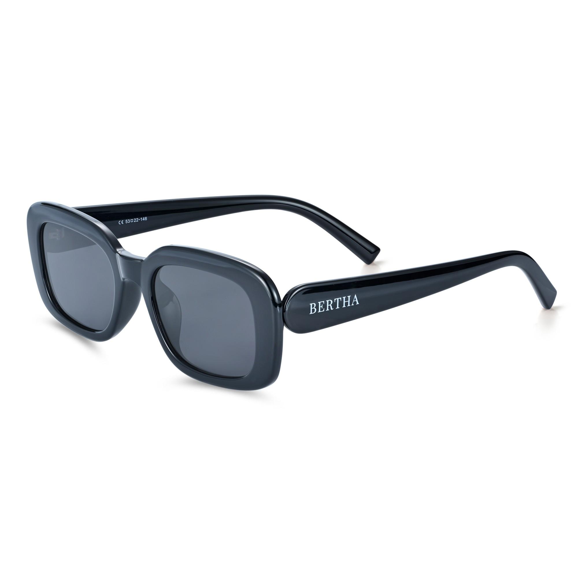 Lunettes de soleil polarisées Bertha Cassie - Noir/Noir