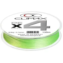 Climax PE X4 (Chartreuse), chartreuse, Ø mm: 0,08 / 135 m