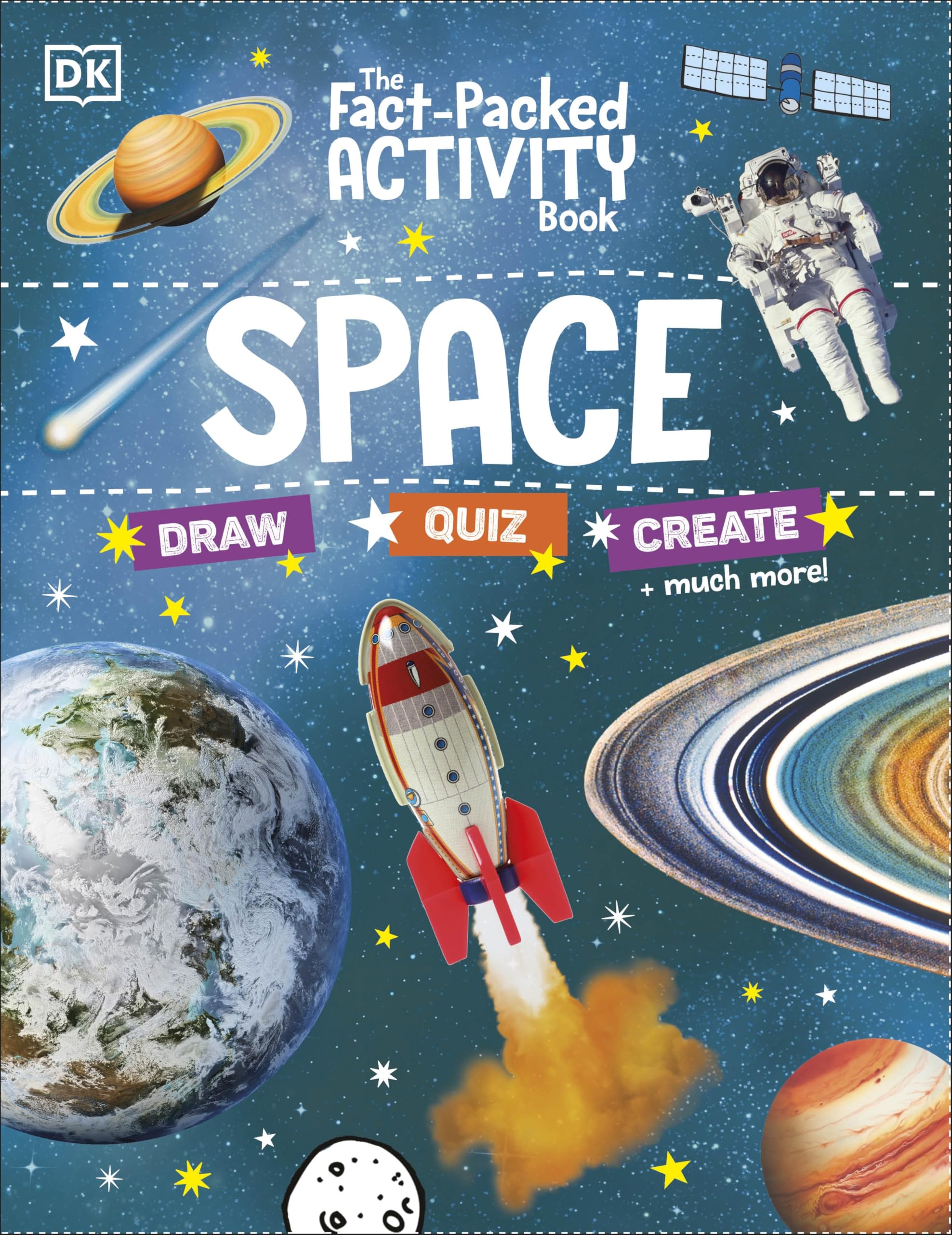 DK Children The Fact-Packed Activity Book: Space: With More Than 50 Activities, Puzzles, and More! by DK
