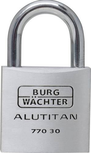 Burg Wächter 36021 Vorhängeschloss 30.00mm verschieden schließend Aluminium Schlüsselschloss