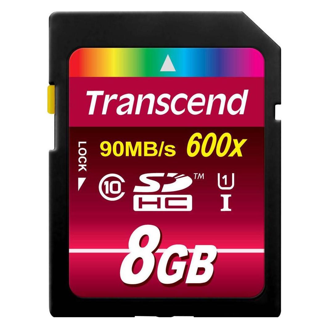 Transcend Sdhc Ultimate 600x (8 GB, SDHC, U1, UHS-I) (TS8GSDHC10U1)