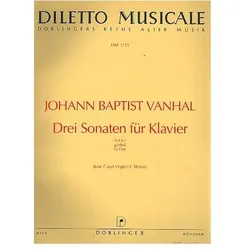 3 Sonaten für Klavier, Fachbücher von John F. Strauss, Virginia f. Strauss