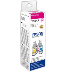 Epson Original T6643 Nachfülltinte magenta 6.500 Seiten 70ml (C13T664340)