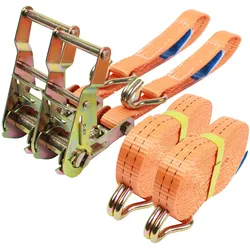 Baumarktplus 2x Profi Ratschen Spanngurt Spanngurte Zurrgurt 2-tlg 5m 1,5to 1500kg TÜV/GS ORANGE