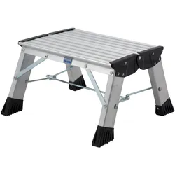 Krause, Leiter + Gerüst, 130327 Tritthocker Aluminium Aluminium (Trittleiter, 35 cm)