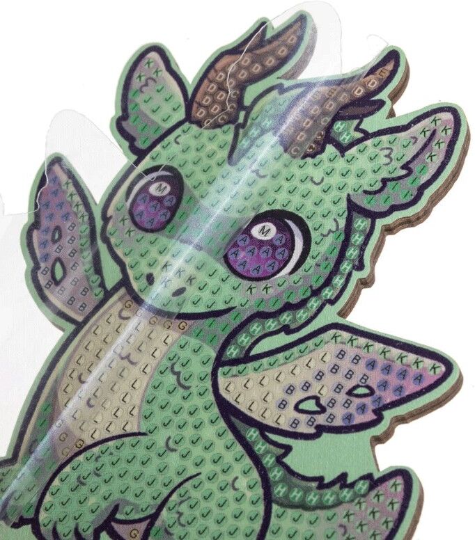 CRYSTAL ART Kit figurine à diamanter Dragon Smoky