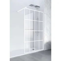 Profiltek FIXED ONE Duschwand 6 mm mit Farbwahl - Duschkabine