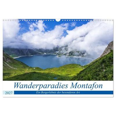 Wanderparadies Montafon (Wandkalender 2027 DIN A3 quer), CALVENDO Monatskalender