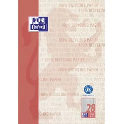 Oxford Schulblock 'Recycling', DIN A4, 50 Blatt, Lineatur 28