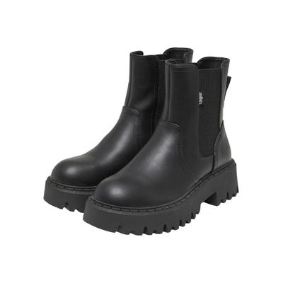 Stiefel BUFFALO "Buffalo ZANE CHELSEA - VEGAN NAPPA", Damen, Gr. 39, schwarz, Polyurethan, unifarben, Schuhe Stiefel