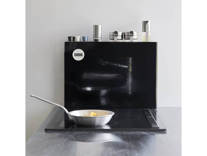Küchenregal Seasoning 13 x 37cm Schwarz/Schwarz