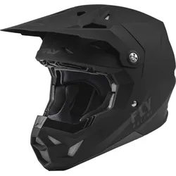 Fly Racing Formula CP Solid, Motocrosshelm Jugend - Matt-Schwarz - YL