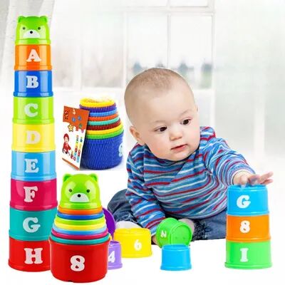 Tiny Tots Teens Trends Hand Speed Competition Fold Cup, Kid Brain Response Game, Early Education Puzzle, Child Stack Toy Hand Speed Competition Fold Cup, Kid Brain Response Game, Early Education Puzzle, Child Stack Toy