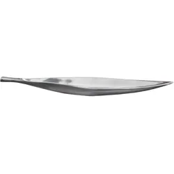 riess-ambiente Schale SILVER LEAF - 60cm silber Aluminium handgearbeitet Deko