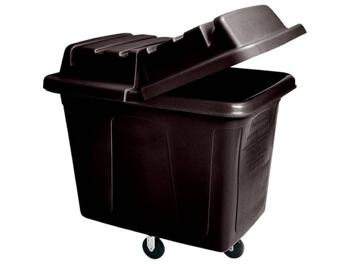Rubbermaid Commercial Products Lid for 4612 Cube Truck and 4712 Heavy Duty Utility Truck - Black
