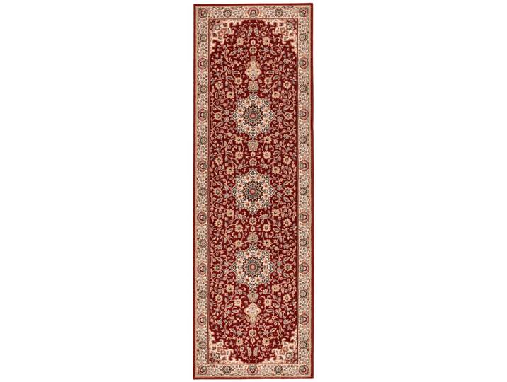 Wollteppich THEKO Dolna - 859 , rot, B:80cm H:10mm L:250cm, Schurwolle, Teppiche, Wollteppich, Kurzflor, reine Wolle, Orient-Optik, auch in rund, Wohnzimmer