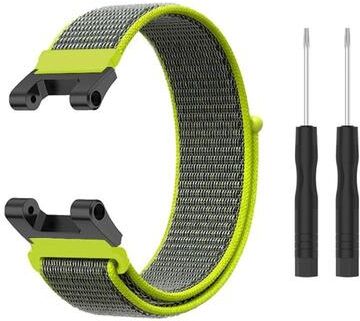 Everyday Crate Amazfit T Rex T Rex Pro Ares Nylon Watch Band Adjustable Replacement Strap grey Green