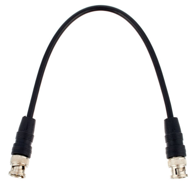 pro snake BNC Cable 50 Ohm 0.25m nero