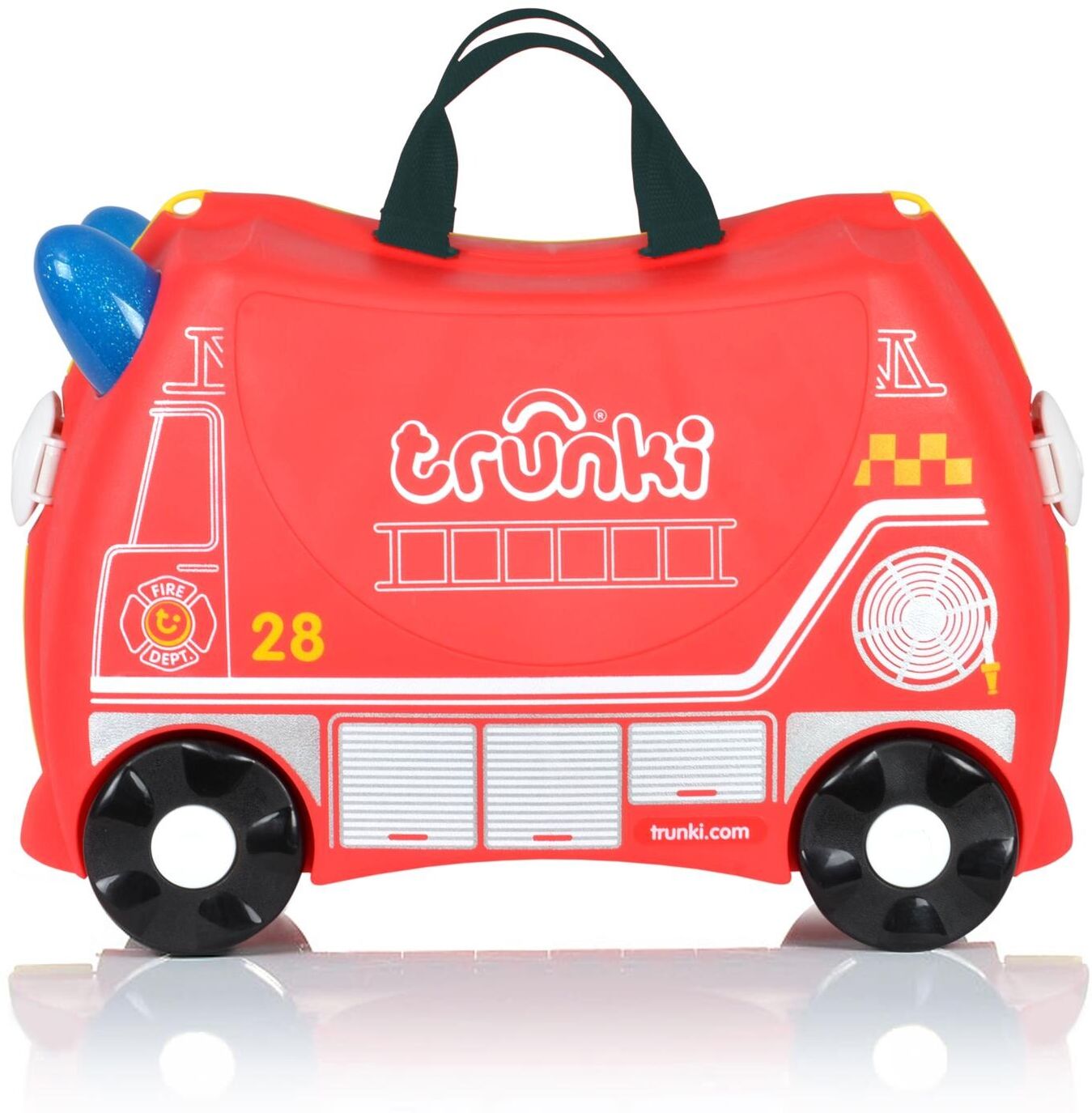 Trolley TRUNKI "Frank Fire", Kinder, Gr. B/H/T: 31cm x 46cm x 20,5cm, bunt, Koffer Trolley bunt B/H/T: 31cm x 46cm x 20,5cm