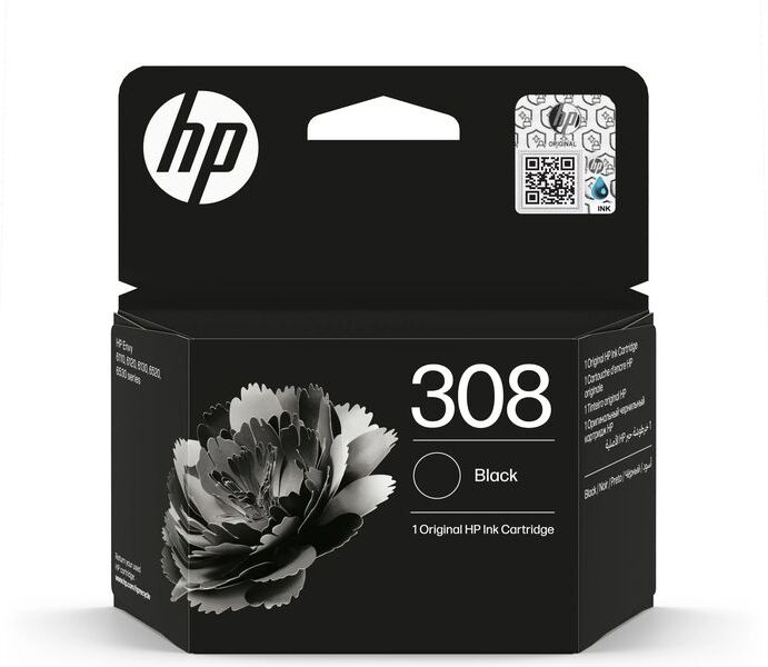 HP 308 (7FP21UE) - Noir - Cartouche d'encre