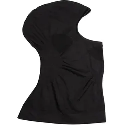 K-up, Unisex, Sturmhaube + Halsschlauch, Nahtlose Kapuze, Schwarz, One Size