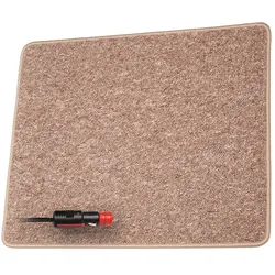 Pro Car Heizteppich 12 V 60 x 70 cm hellbraun