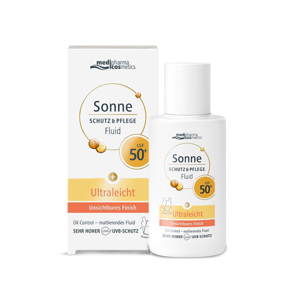 Sonne Schutz & Pflege Fluid ultraleicht LSF 50+ 50 ml Lotion