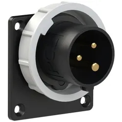 PCE 6132-7 CEE-Anbaugerätestecker 75x75 gerade 16A 3p 7h IP67 61327