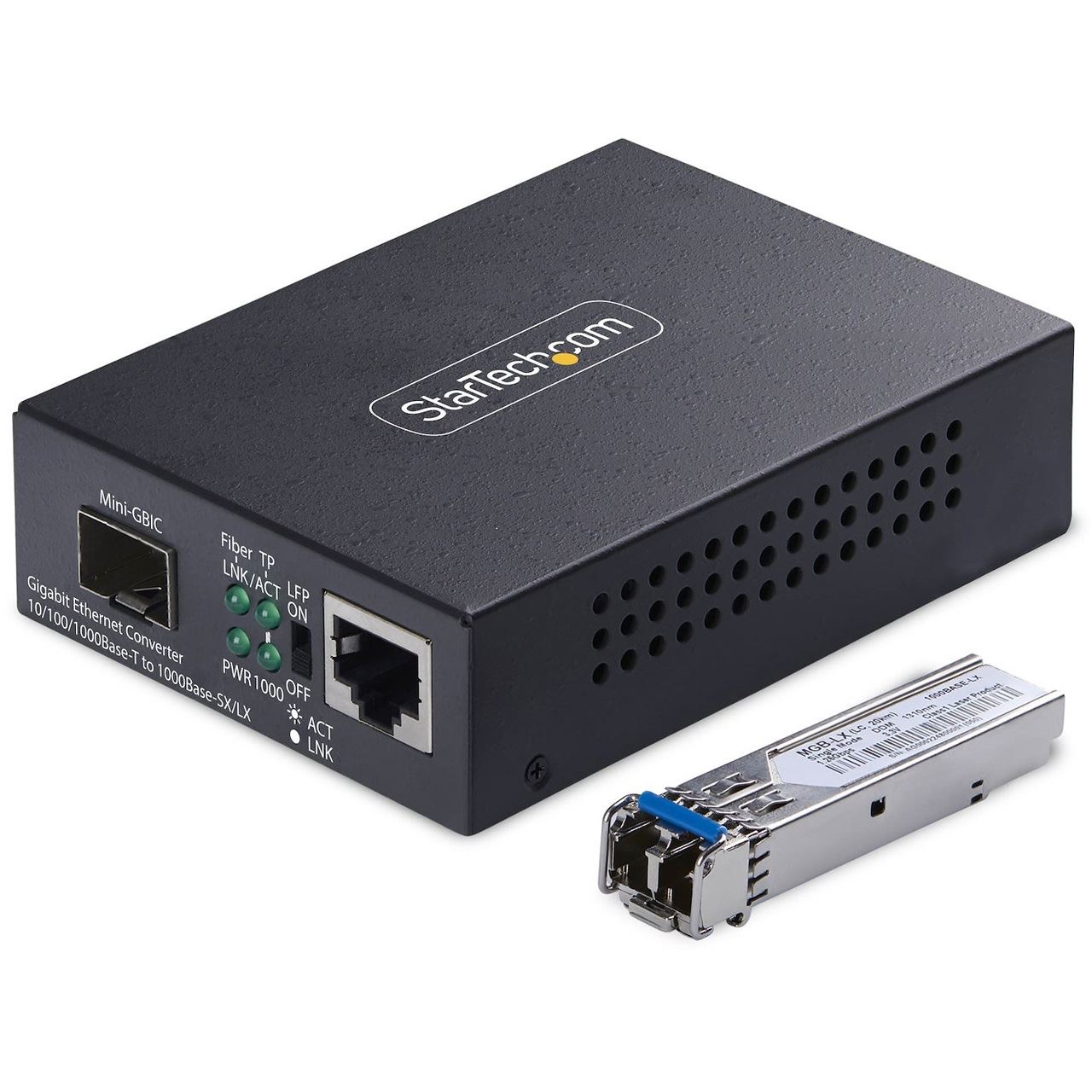STARTECH SM LC FIBER MEDIA CONVERTER MCM1110SMLC40