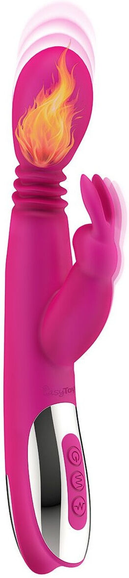 Vibe Vibromasseur rabbit chauffant avec rotation et va-et-vient rose