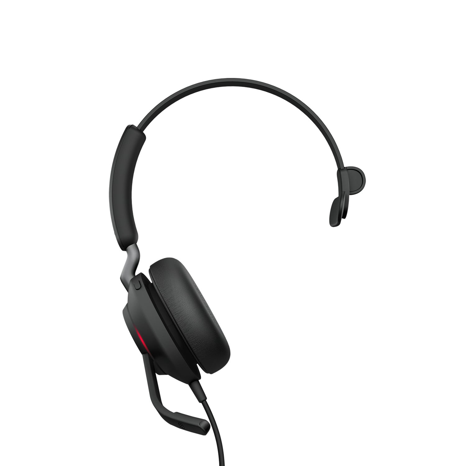 Jabra Evolve2 40 MS Mono Hoofdtelefoon Zwart