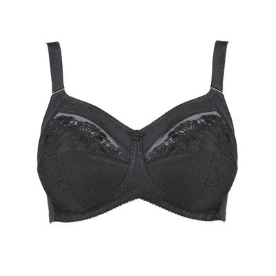 Entlastungs-BH ANITA "Komfort BH Safina", Damen, Gr. 95, Cup D, schwarz, Stoff, Obermaterial: 50% Polyamid PA. 25% Polyester PES. 10% Elasthan EL. 10% Viskose CV. 5% Baumwolle CO., BHs Entlastungs-BH