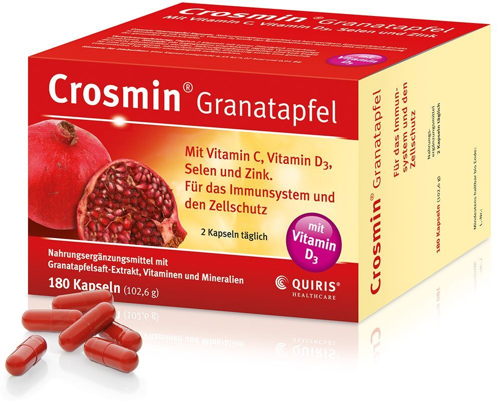 Crosmin Granatapfel Kapseln 180 St