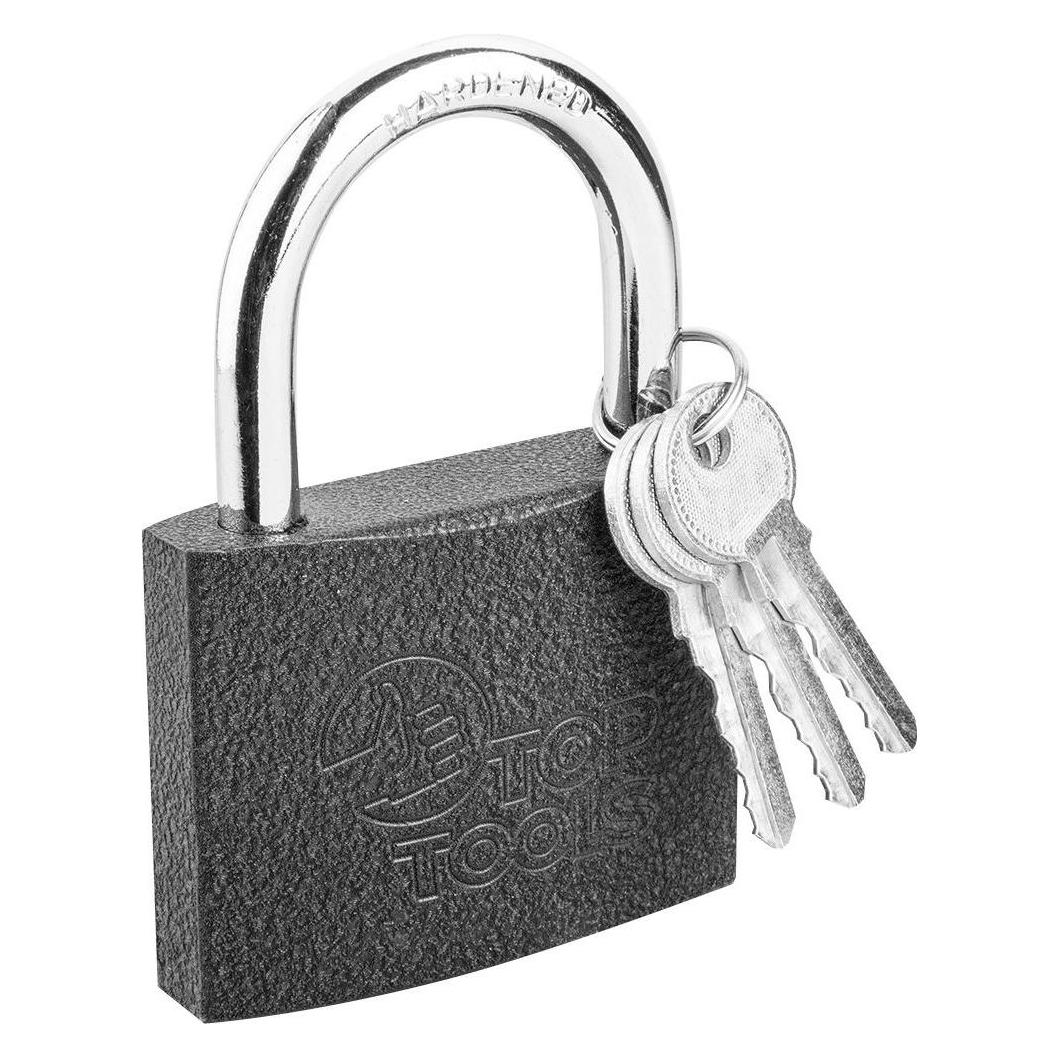 TOP Most popular tools Cast iron padlock, 75 mm, 2 keys (90U304) (90U304)