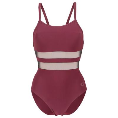 Arena - Women's Mesh Equals Swimsuit Back B - Badeanzug Gr 42 rot