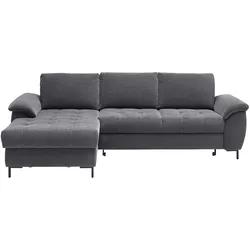 Ecksofa Focus L Grau Chenille