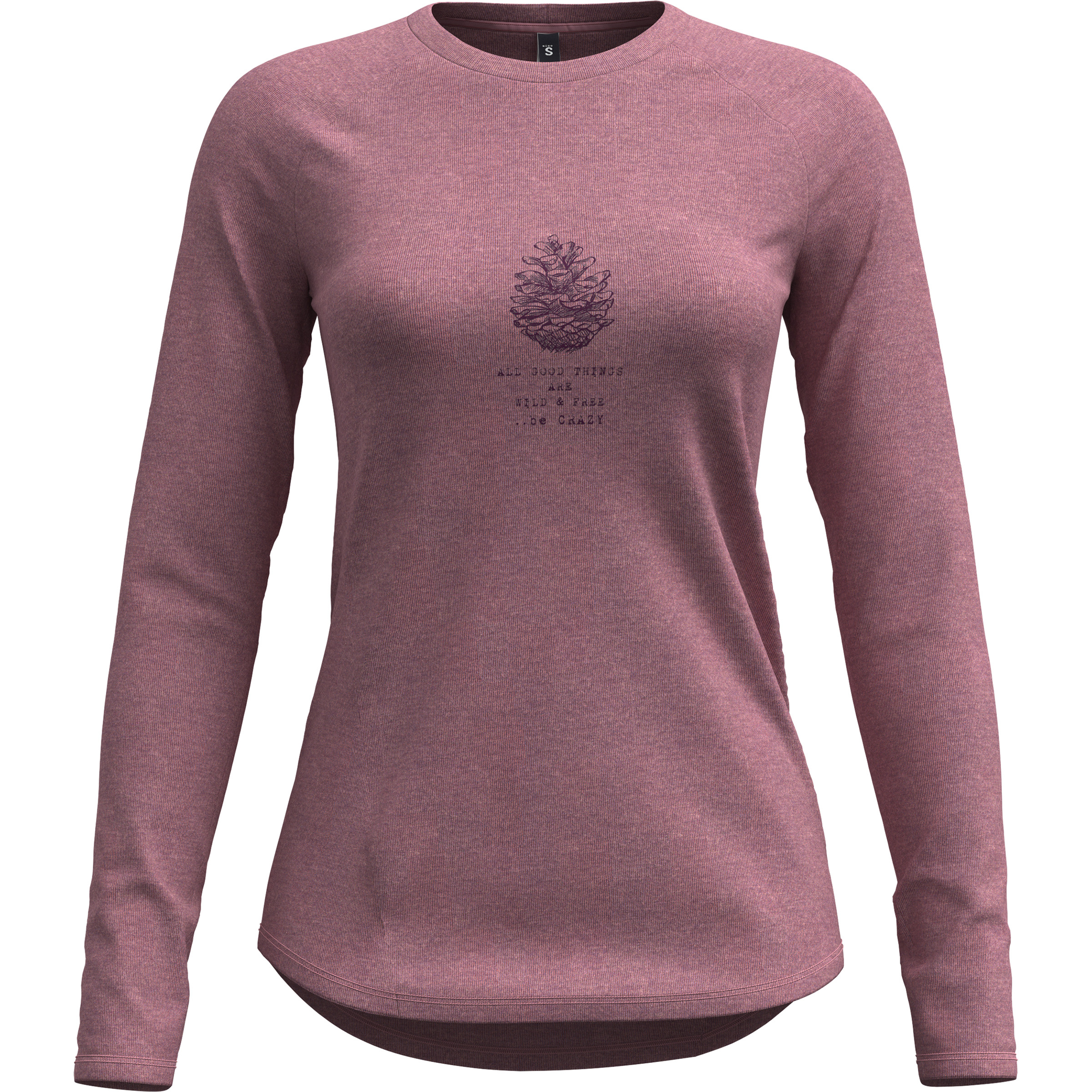 Crazy After Damen Longsleeves lila Größe XL Lifestyle Hautfreundlich