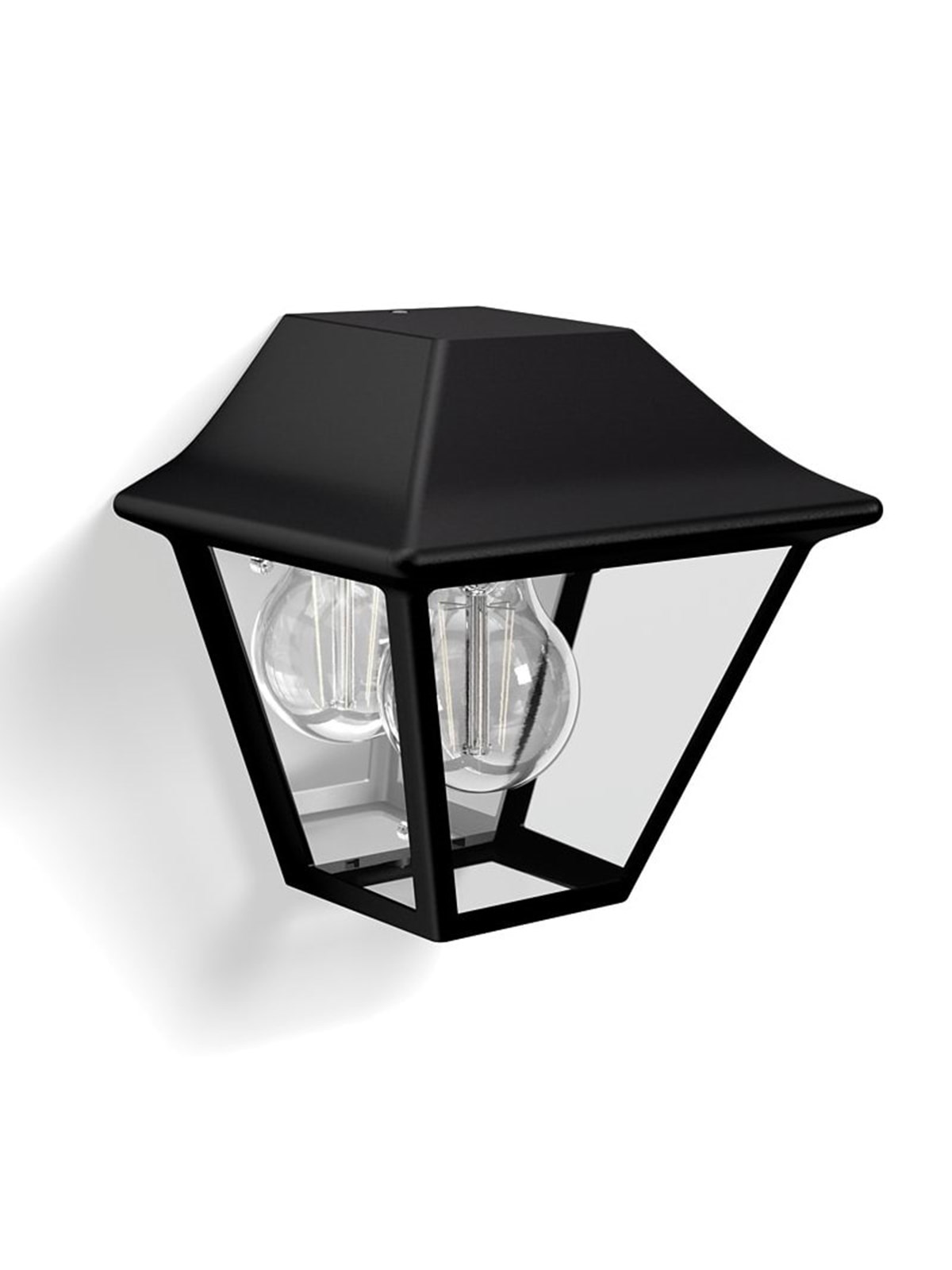 Philips Alpenglow wall lantern black 1x42W 230V