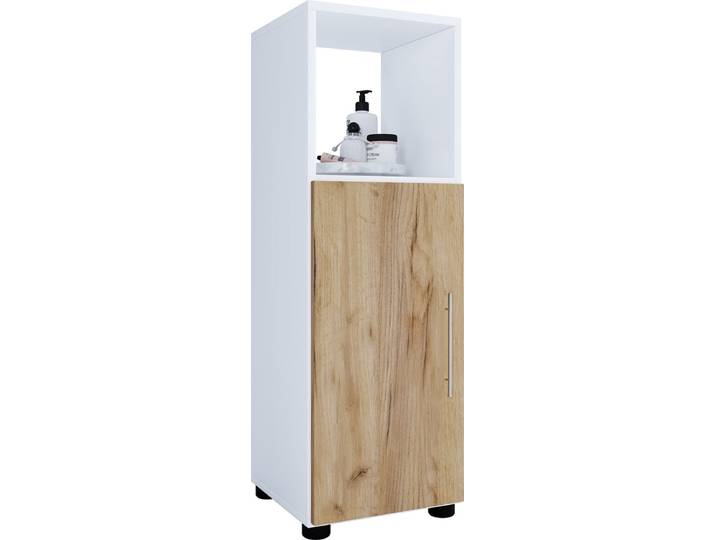 Houten badkamermeubel Midikast Badkamerkast Badkamermeubel Plank Flandu