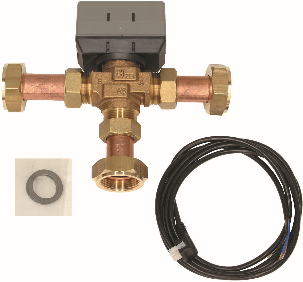 Vanne de commutation à 3 voies Vaillant allSTOR 0020036743 KVs 7,7 cbm/h, 1", pour stockage multiple