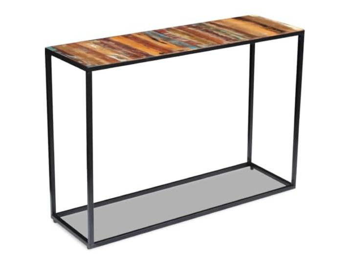 KLGBNCVE Konsolentisch aus Altholz, Massivholz, 110x35x76 cm Handgefertigt, recyceltes Holz, Teakholz, Mangoholz, Akazie, Hartholz, vielseitig nutzbar